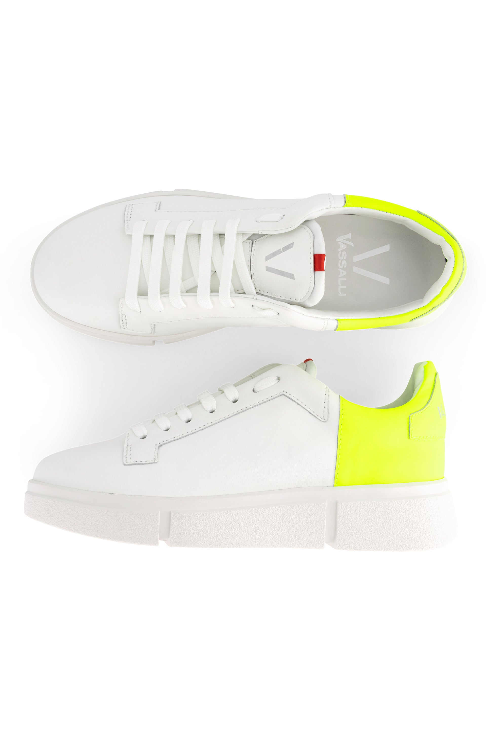 VS-001 White/Yellow - Sneaker - Vassalli